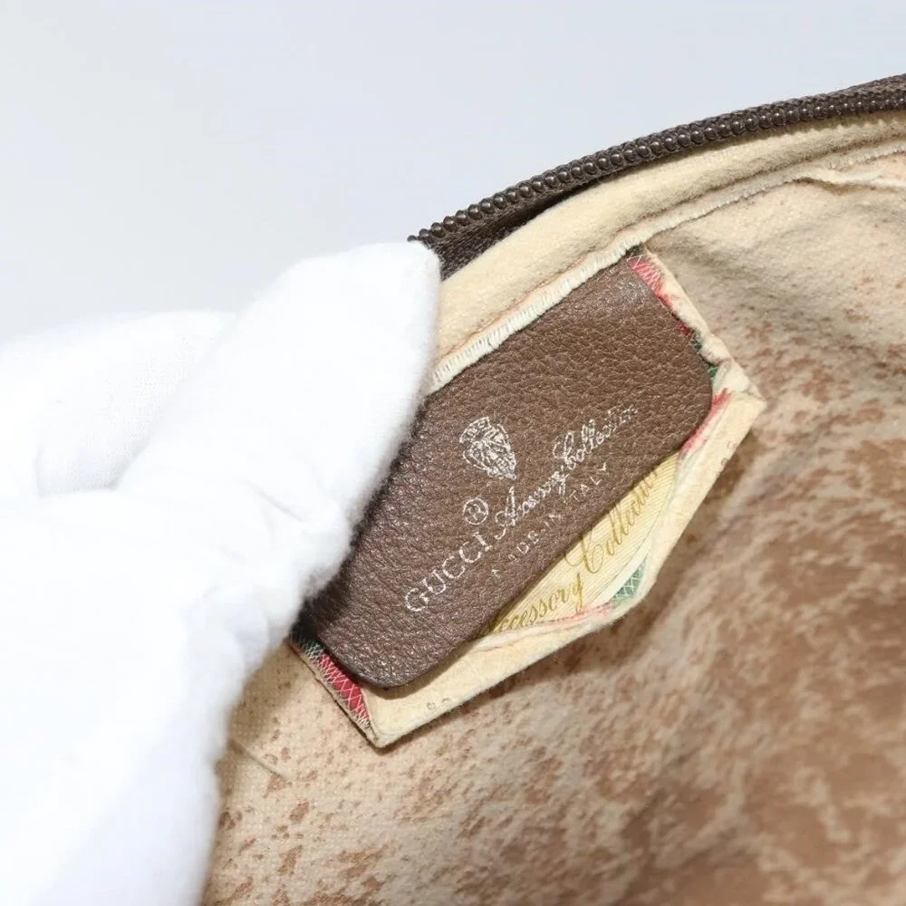 Authentic GUCCI GG Supreme Shoulder Bag PVC Beige Gold 56 02 068 - Picture 8 of 16